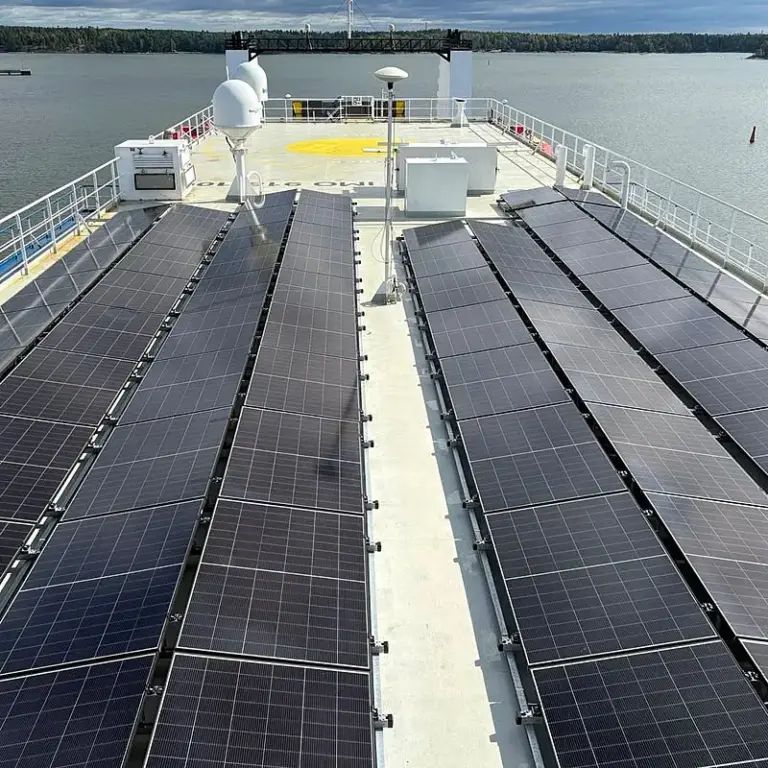 Harnessing the Baltic Sun: Eckerö Line Deploys Photovoltaic System on FINBO CARGO in Push for Maritime Decarbonization