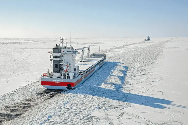 Redemption in the High Arctic: Dutch Freighter Thamesborg Conquers Northwest Passage One Year After Dramatic Grounding