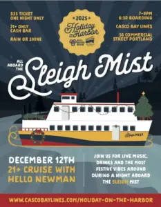 Casco Bay Lines Unveils Inaugural "Holiday on the Harbor": Transforming Portland’s Waterfront into a Winter Wonderland