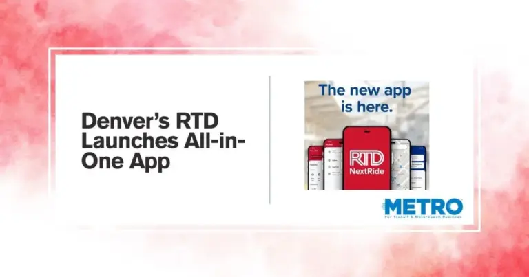 Denver’s RTD Streamlines Transit Experience with the Launch of the Comprehensive NextRide Mobile Application