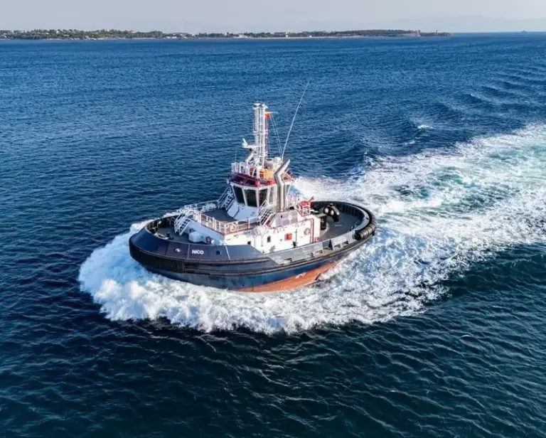 Maritime Excellence in the North Sea: Sanmar Shipyards Delivers High-Performance Tractor Tug ‘NICO’ to H. Schramm Towage