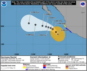 Navigating the Storm: Virgin Voyages’ Brilliant Lady Weighs Pacific Northwest Rerouting as Hurricane Rachel Threatens Mexican Riviera Itineraries