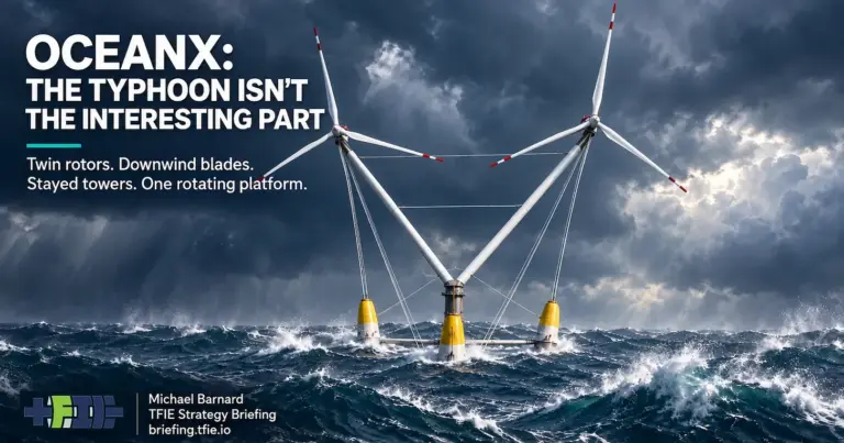 Putting Conventional Wisdom to the Test: How OceanX Survived Super Typhoon Yagi and Forced a Rethink on Downwind Floating Wind