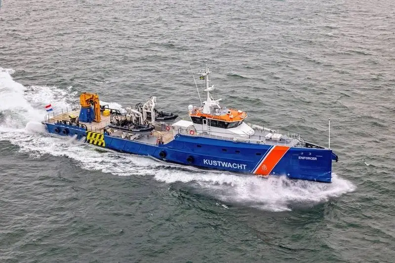 Strengthening North Sea Security: Netherlands Coastguard Inducts State-of-the-Art Patrol Vessel ‘Enforcer’