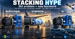The Hype-Layering Playbook: How Tech Startups Mask Unresolved Economics with the Buzzword du Jour