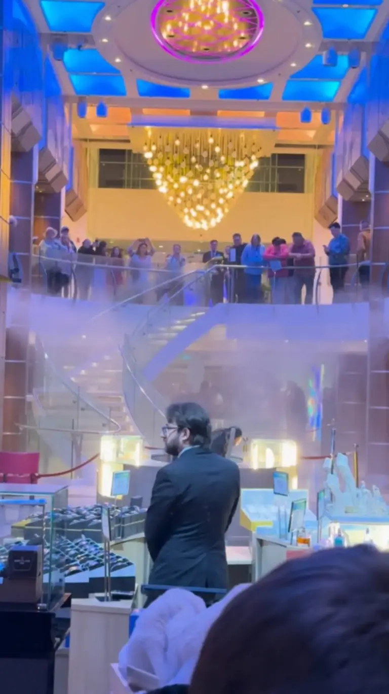 Unscheduled Indoor Downpour: Fire Sprinkler Malfunction Causes Brief Disruption Aboard Royal Caribbean’s Anthem of the Seas
