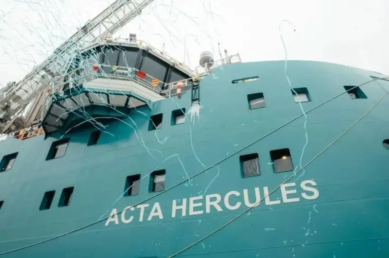 Decarbonizing the North Sea: Acta Marine Christens Hybrid CSOV ‘Acta Hercules’ as Fleet Expansion Accelerates