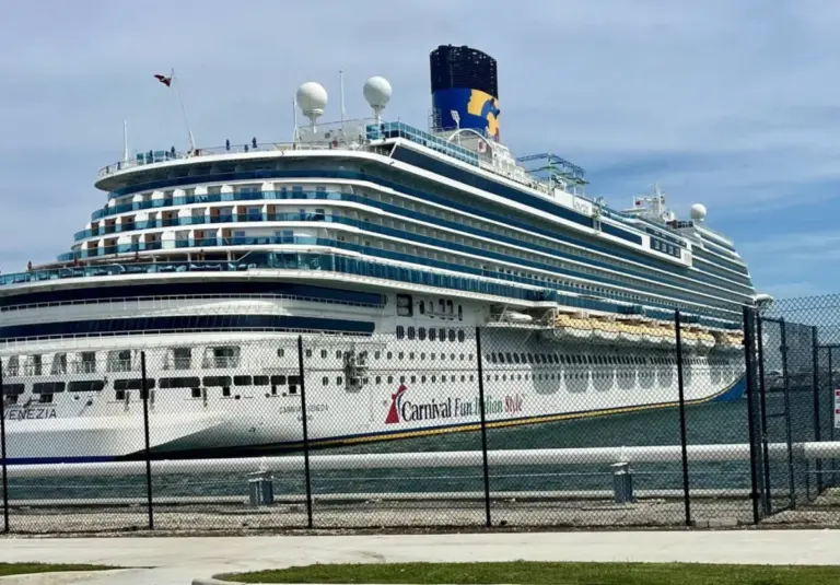 End of an Era (or Just a Paint Job?): Carnival Venezia Trades Costa Yellow for Iconic Red, White, and Blue