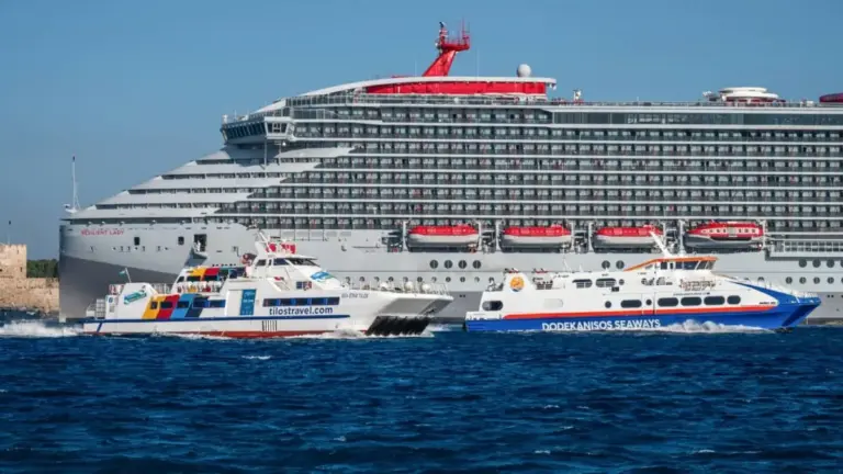 Legal Standoff in the Aegean: Catamaran Owner Demands €400,000 Seizure of Virgin Voyages’ Scarlet Lady Following Rhodes Port Incident